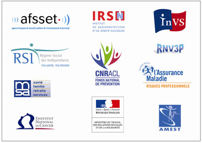 Partenaires INRS du colloque Prévenons les cancers professionnels
