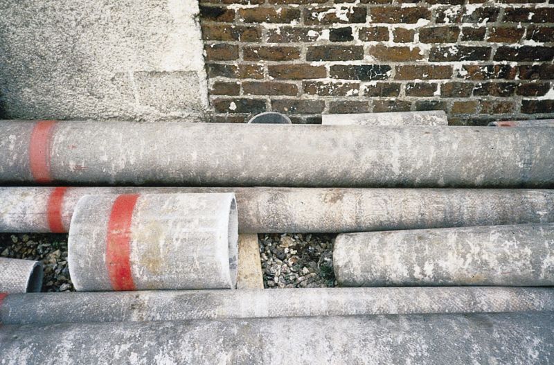 Conduites en amiante ciment