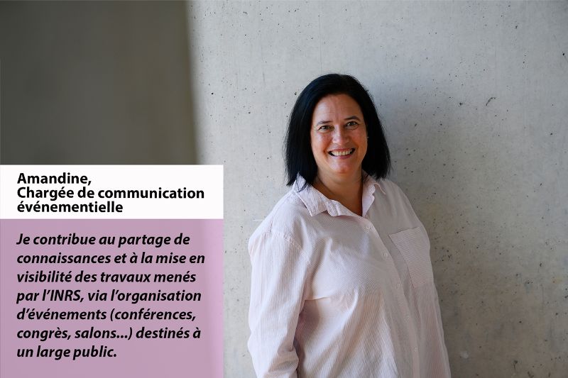Amandine, chargée de communication événementielle
