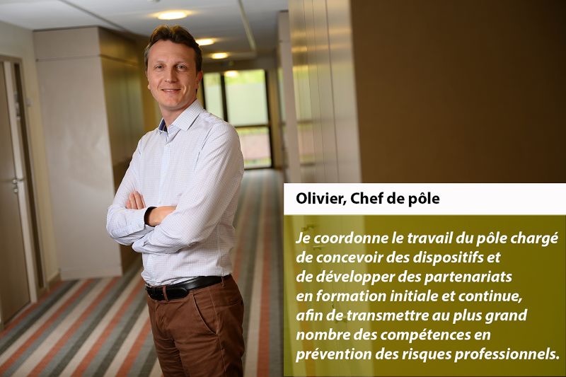 Olivier, chef de pôle