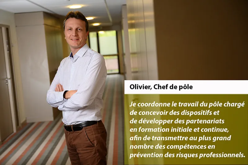 Olivier, chef de pôle