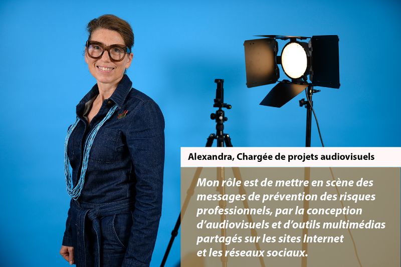 Alexandra, chargée de projets audiovisuels