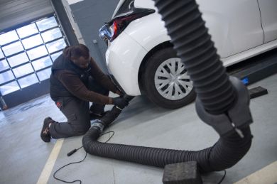 Les émissions des moteurs diesel peuvent exposer les salariés à des particules ultrafines.