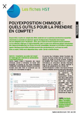 Polyexposition chimique : quels outils pour la prendre en compte ?