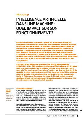 Hygiène et sécurité du travail, revue trimestrielle scientifique de l\'INRS