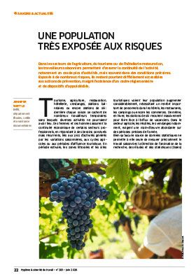 Hygiène et sécurité du travail, revue trimestrielle scientifique de l\'INRS