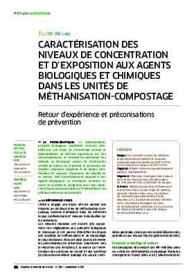 Hygiène et sécurité du travail, revue trimestrielle scientifique de l\'INRS