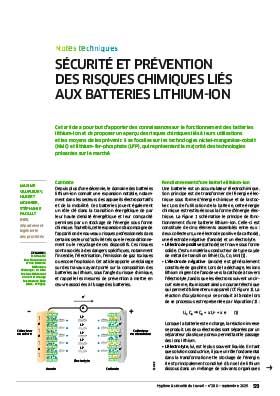 Hygiène et sécurité du travail, revue trimestrielle scientifique de l\'INRS