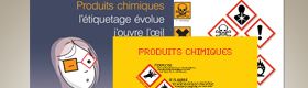 Kit de sensibilisation à l'étiquetage des produits chimiques.