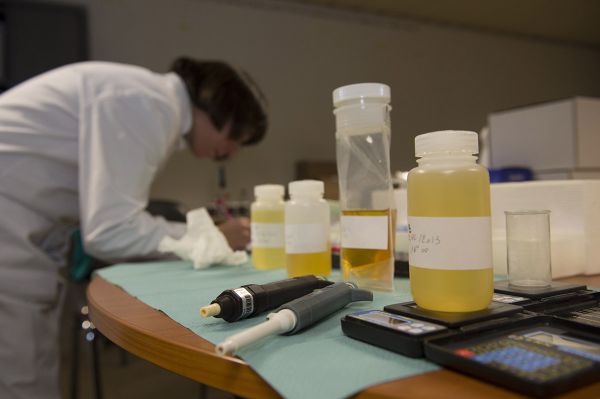 Enregistrement de prélèvements urinaires pour la surveillance biologique des expositions de travailleurs