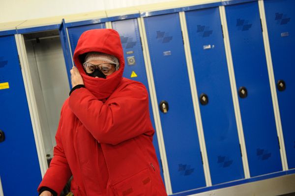 Le port d’équipements de protection individuelle permet aux travailleurs de se protéger du froid