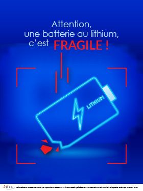 Attention une batterie au lithium, c\'est fragile !