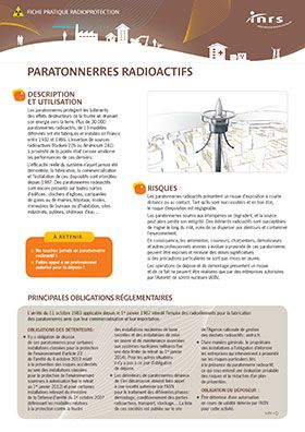 Paratonnerres radioactifs
