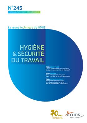 Hygiène et sécurité du travail, revue trimestrielle scientifique de l\'INRS