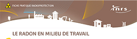 Le radon en milieu de travail