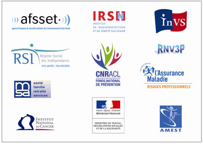 Partenaires INRS du colloque Pr&eacute;venons les cancers professionnels