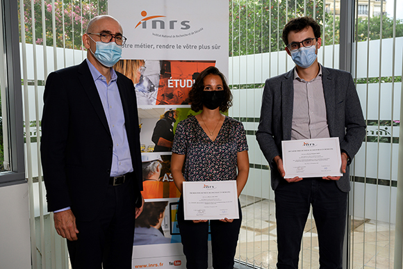 Dr Bernard SIANO (INRS), Dr Adèle PAUL et Dr François SAHUT