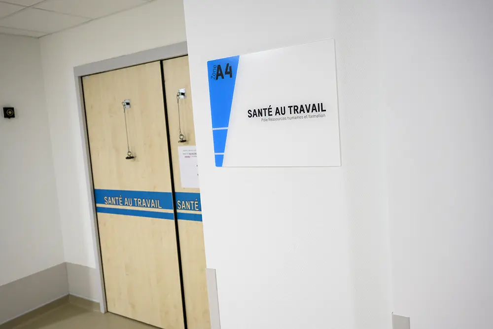 Service de santé au travail dans un hôpital