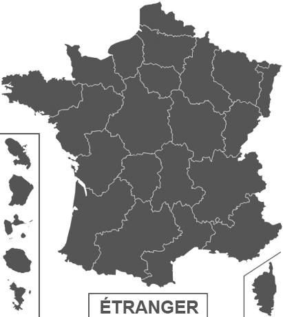 Carte des régions françaises