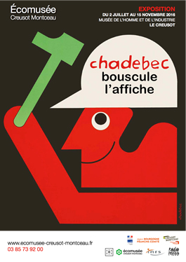Affiche de l’exposition Chadebec - Le Creusot - 2016