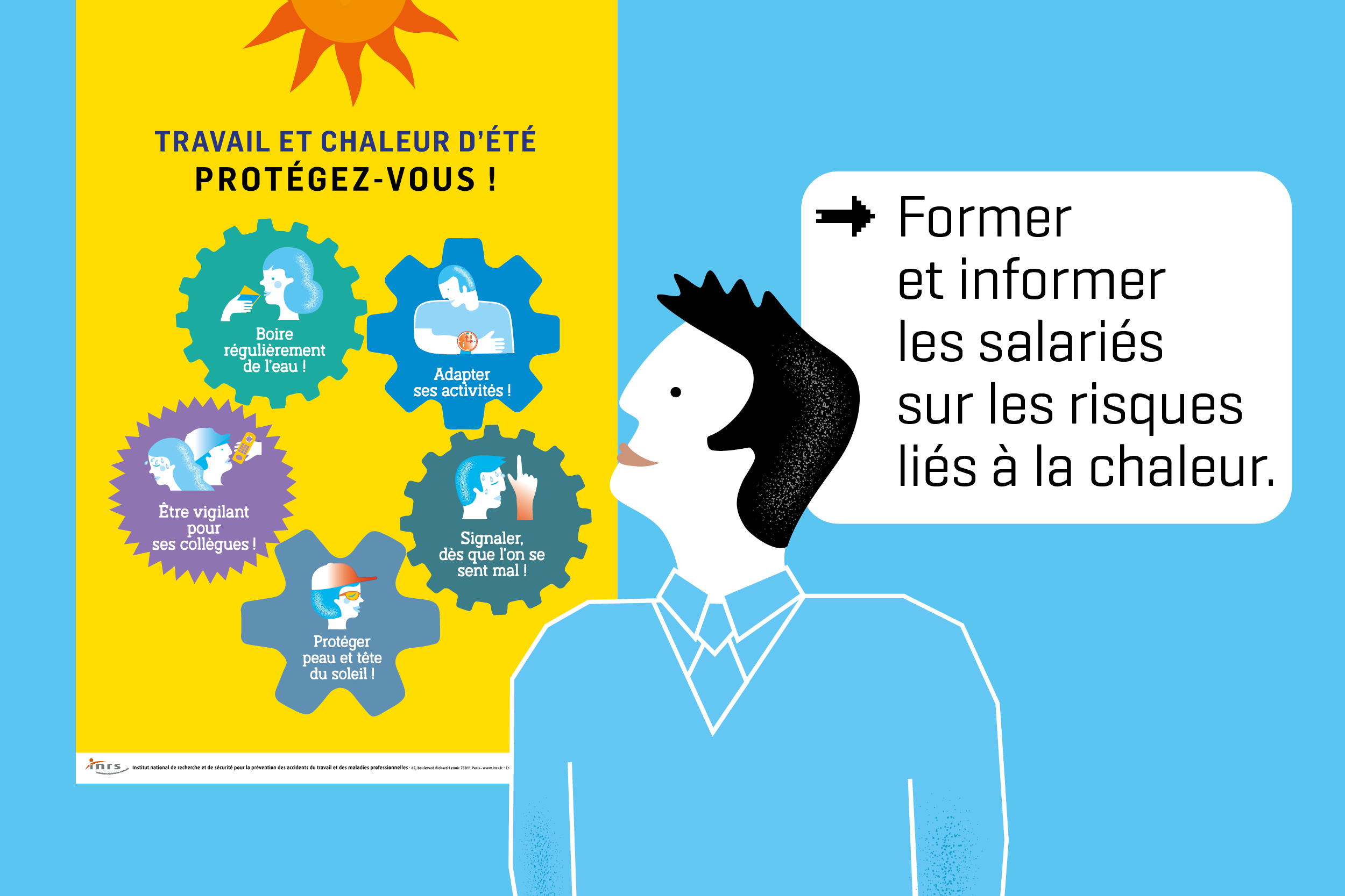 Canicule : comment prévenir les risques au travail ? - Actualité - INRS